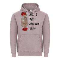 Vintage Zinc just a girl who loves sloths Vintage Hoodie - Bettercallsaul