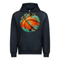 Navy western basketball camouflage glitter pattern Urban Hoodie - Artiststas