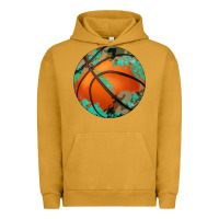 Pigment Peanut Butter western basketball camouflage glitter pattern Urban Hoodie - Artiststas