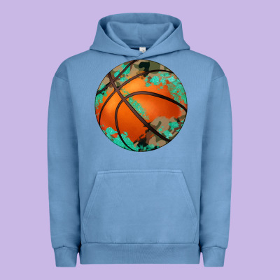 Western Basketball Camouflage Glitter Pattern Urban Hoodie Designed By Artiststas
