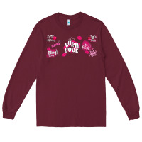 Burgundy burn book Long Sleeve Tee - TumblerDesignByShophia