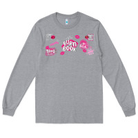 Heather Grey burn book Long Sleeve Tee - TumblerDesignByShophia