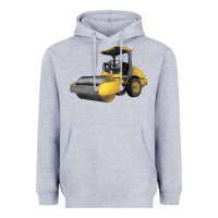 Heather Grey Drum Roller Heavyweight Hoodie - LillyAllenDesigns