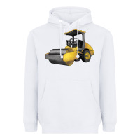 White Drum Roller Heavyweight Hoodie - LillyAllenDesigns