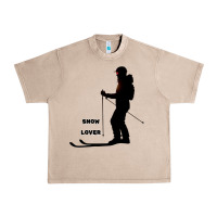 Nighttime Ski Adventure Urban Heavy Tee | Teevron