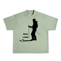 Oil Green nighttime ski adventure Urban Heavy Tee - tuanDangUi