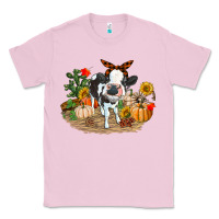 Bubblegum Pink Fall baby cow Classic Tee - RanaPortraitStore