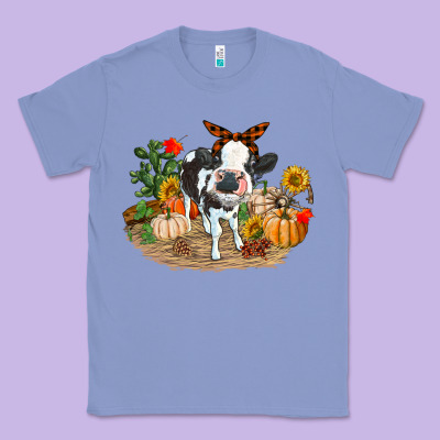 Fall Baby Cow Classic Tee Designed By Ranaportraitstore