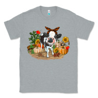 Heather Grey Fall baby cow Classic Tee - RanaPortraitStore