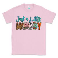 Western Just A Little Moody Cow Classic Tee | Teevron