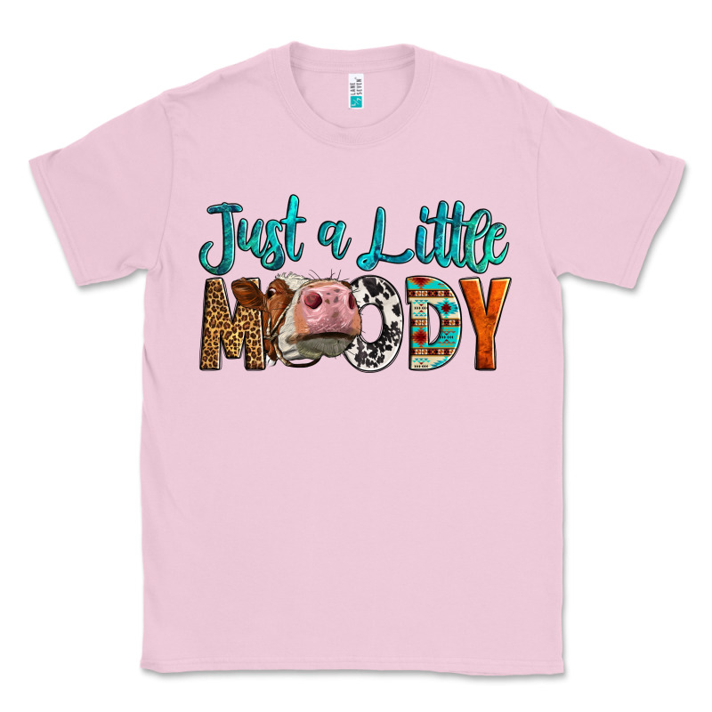 Western Just A Little Moody Cow Classic Tee by LillyAllenDesigns | Teevron