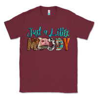 Burgundy Western Just A Little Moody Cow Classic Tee - LillyAllenDesigns