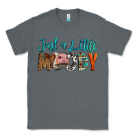 Charcoal Heather Western Just A Little Moody Cow Classic Tee - LillyAllenDesigns