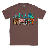 Chestnut Western Just A Little Moody Cow Classic Tee - LillyAllenDesigns