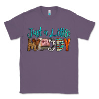 Lavender Western Just A Little Moody Cow Classic Tee - LillyAllenDesigns