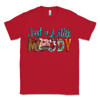 Red Western Just A Little Moody Cow Classic Tee - LillyAllenDesigns