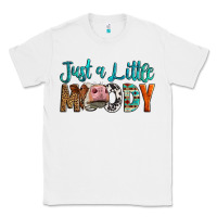 White Western Just A Little Moody Cow Classic Tee - LillyAllenDesigns