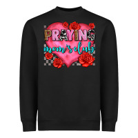 Black praying moms club olivia Heavyweight Sweatshirt - OliviaCreatesArt
