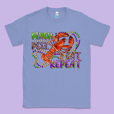 Pinch Peel Eat Repeat Crawfish Classic Tee Designed By Ranaportraitstore