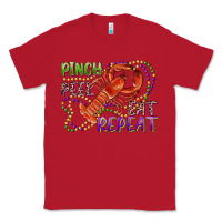 Red pinch peel eat repeat crawfish Classic Tee - RanaPortraitStore