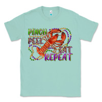 Seafoam pinch peel eat repeat crawfish Classic Tee - RanaPortraitStore