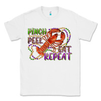 White pinch peel eat repeat crawfish Classic Tee - RanaPortraitStore