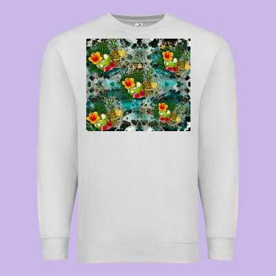 Summer Fruits Premium Sweatshirt Designed By Cowhidedigitalart