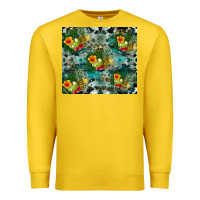 Lemon summer fruits Premium Sweatshirt - CowhideDigitalArt