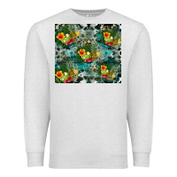 Oatmeal Heather summer fruits Premium Sweatshirt - CowhideDigitalArt