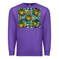 Purple summer fruits Premium Sweatshirt - CowhideDigitalArt