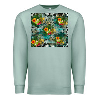 Seafoam summer fruits Premium Sweatshirt - CowhideDigitalArt