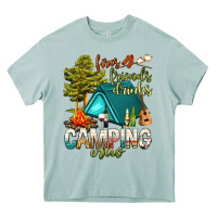 Fires Friends Drinks Camping Crew Heavy Core Tee | Teevron