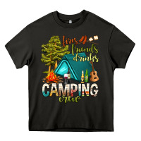 Asphalt fires friends drinks camping crew Heavy Core Tee - NancyCooperArtShop