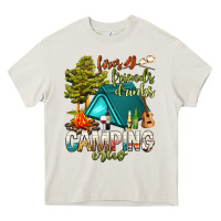 Cream fires friends drinks camping crew Heavy Core Tee - NancyCooperArtShop