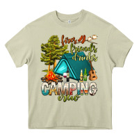 Mossy fires friends drinks camping crew Heavy Core Tee - NancyCooperArtShop