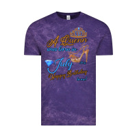 Cloud Purple A Queen Was Born In July 24th Happy Birthday Vintage Tee - Bettercallsaul