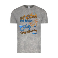 Cloud Rock A Queen Was Born In July 24th Happy Birthday Vintage Tee - Bettercallsaul