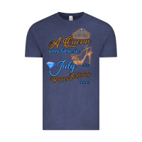 Vintage Denim A Queen Was Born In July 24th Happy Birthday Vintage Tee - Bettercallsaul