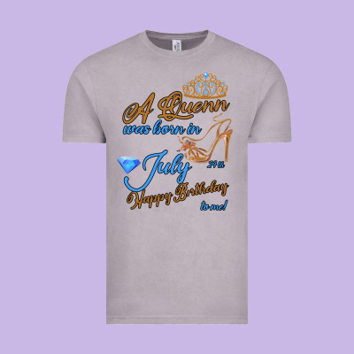 A Queen Was Born In July 24th Happy Birthday Vintage Tee Designed By Bettercallsaul