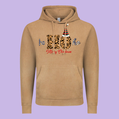 Ho Ho Ho Merry Christmas Vintage Hoodie Designed By Bettercallsaul