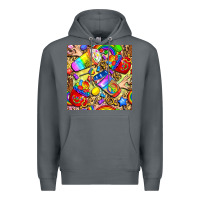 Rock lgbtq pride coffee cups with leopard seamless pattern bbs Premium Hoodie - BundleAndBundleShop
