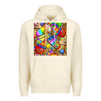 Sandshell lgbtq pride coffee cups with leopard seamless pattern bbs Premium Hoodie - BundleAndBundleShop
