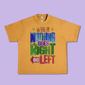 Motivational Direction Quote Urban Heavy Tee Designed By Tuandangui