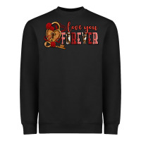 Black love you forever olivia Heavyweight Sweatshirt - OliviaCreatesArt