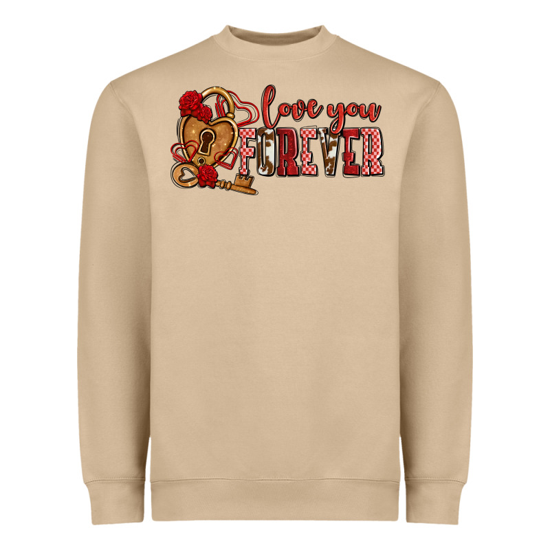 Love You Forever Olivia Heavyweight Sweatshirt by OliviaCreatesArt | Teevron