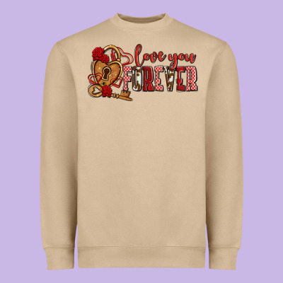 Love You Forever Olivia Heavyweight Sweatshirt Designed By Oliviacreatesart