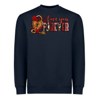 Navy love you forever olivia Heavyweight Sweatshirt - OliviaCreatesArt