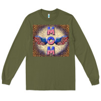 Army Green American mom Long Sleeve Tee - TumblerDesignByShophia