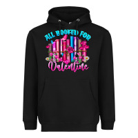 Black All Booked For Valentines Heavyweight Hoodie - CowhideDigitalArt