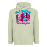 Matcha All Booked For Valentines Heavyweight Hoodie - CowhideDigitalArt